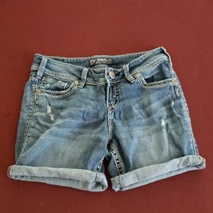 Women's Silver Brand Suki Shorts